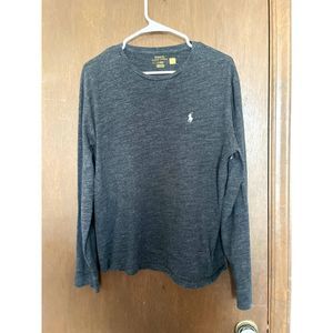 Mens Classic Fit Polo Ralph Lauren Long Sleeve T-shirt